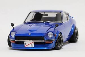 1/24 タミヤ　S30Z　CR01 ブルメタ　完成品　フェアレディ　240Z　ストリートカスタム 