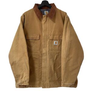 ■激レア■00s USA製 CARHARTT TRADITIONAL COAT 48 XL カーハート トラディショナル ジャケット コート 90s デトロイト ビンテージ