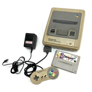 仙70 任天堂 スーパーファミコン HVC-001 本体 スーファミ ニンテンドー ゲーム機 コントローラー カセット付き ドラクエ5