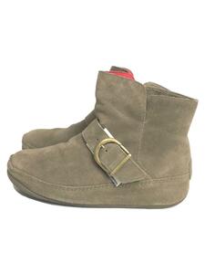 fitflop◆Dash/ブーツ/39/KHK/スウェード/159-187-060