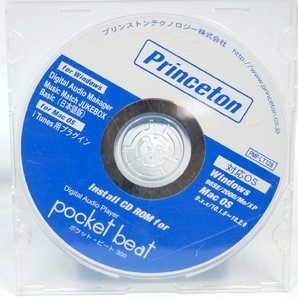 ◆◇Princeton プリンストン ポケット・ビート300 インストールCD♪ PMP-LT128◆