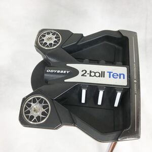 本州のみ送料無料【即決価格】パター ODYSSEY /2-BALL TEN/ STROKELABLAB/ 33in：515g / メンズ右　カバー有り