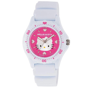 シチズン 腕時計 ハローキティ 防水 ウレタンベルト 日本製 0027N002 ピンク /ホワイト 4966006066531