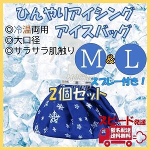 アイスバッグ M＆Lサイズ スプレー 氷のう 氷嚢 アイシング ゴルフ 熱中症