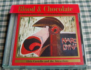 【送料無料】ELVIS COSTELLO エルビス・コステロ【BLOOD & CHOCOLATE】米RYKO再発盤美品 インタビューディスク付き