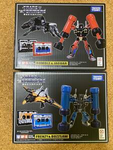 トランスフォーマー　マスターピース　デストロン/カセットロン　MP-15ランブル＆ジャガー+MP-16フレンジー＆バズソーセット