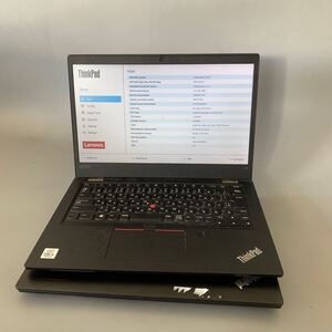 JK5912 Lenovo Thinkpad L13/Core i 5-10210U /メモリー：8GB/SSD:256/BIOS確認だけ/2台セット