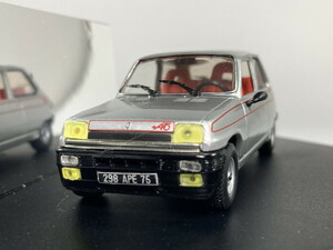 ルノー サンク アルピーヌ Renault 5 Alpine Metal Grey 1976 1/43 - ビテス VITESSE