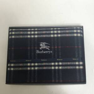 激レア/廃盤品【送料無料】新品未使用/正規品/Burberry/バーバリーズ/Burberrys/ウール毛布 /西川産業株式会社/シングルサイズ/寝具(Y133)