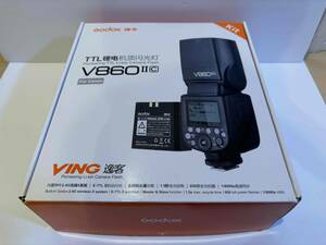 ★動作品★GODOX V860 II C For Canon 箱付きほか　ゴドックス　キヤノン