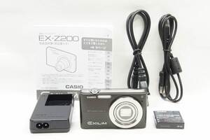 【適格請求書発行】良品 CASIO カシオ EXILIM EX-Z200 コンパクトデジタルカメラ ブラック【アルプスカメラ】241128g