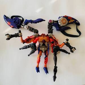 Vintage Transformers Beast Wars - Deluxe Rampage Hasbro Crab Incomplete 海外 即決