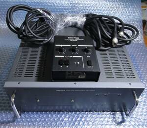 車載用 PAアンプ ☆ UNI-PEX CAR PA AMPLIFIER / NB-1252A ☆ MIXER REMOTE CANTROLLER / NX-R302 【中古：現状渡し】