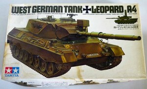 ☆長期保管品!TAMIYA タミヤ 1/35 西ドイツ・レオパルドA4戦車 NO.112 説明書欠品☆