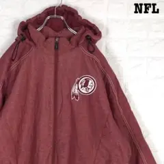 NFL★ リーボック ナイロンジャケット ブルゾン ワンポイント刺繍ロゴ 90s