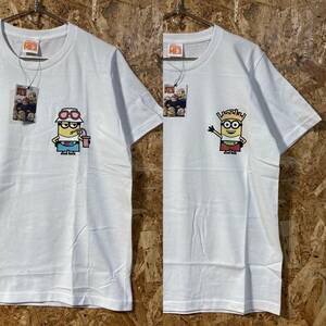 MINIONS ミニオンズ 半袖 Tシャツ XS 2枚セット 映画 怪盗グルーのミニオン大脱走