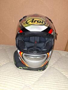 Arai RX-7RR5 NAKAGAMI 中上貴晶レプリカ フルフェイスヘルメット 55-56cm