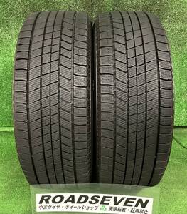 ★225/55R17 97Q 2本Set 2021年製 BRIDGESTONE ブリヂストン ブリザック VRX3 バリ溝 イボ付き スタッドレスタイヤ 2本セット★送料無料