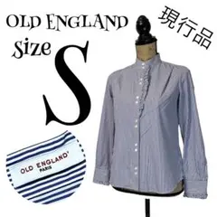 【現行品】【36】OLD ENGLAND フルリ ストライプ シャツ レディース