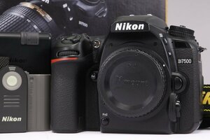 【 美品 | 動作保証 】 Nikon D7500 ボディ 【 シャッター数 10800回 | バッテリー劣化なし | 純正リモコン 追加付属 】