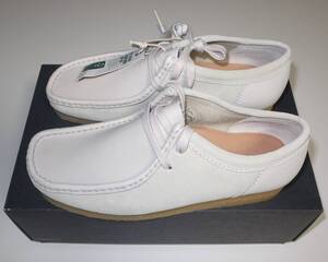 Clarks クラークス WALLABEE ワラビー ホワイト コンビ UK6.5 24.5cm