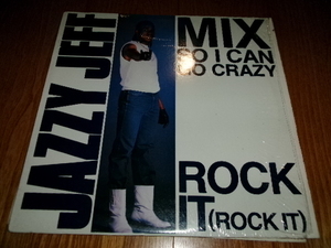 JAZZY JEFF ■12inch「 MIX SO I CAN GO CRAZY」シュリンク残り　ラップ、ヒップホップ