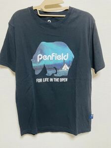 メンズ penfield ペンフィールド プリントTシャツ 半袖 ブラック アウトドア キャンプ オーロラ 完売カラー 031024-016