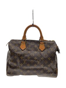 LOUIS VUITTON◆1)スピーディ30_モノグラム・キャンバス_BRW/PVC/BRW