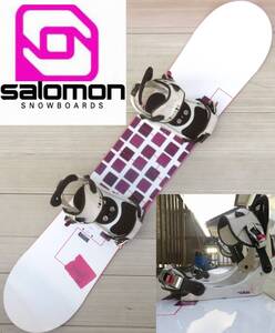 スノボー☆salomon　SHADE　140cm salomon　レディースバイン付　