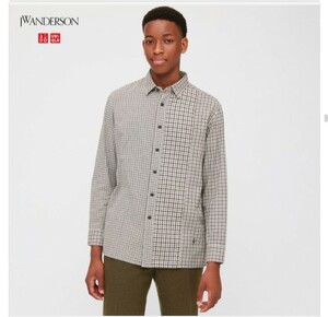 2色セット UNIQLO JWANDERSON フランネルチェックシャツ Sサイズ JW ANDERSON 長袖シャツ