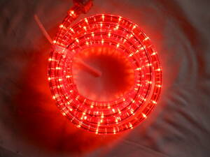 クリスマス 　白熱球 　イルミネーション ロープライト 　赤球　 ２．８ｍ　　８パターン点滅 コントローラー付き　　未使用品