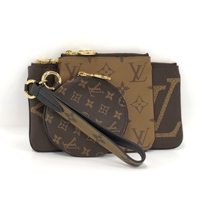 LOUIS VUITTON ポシェット トリオ コインケース ポーチ モノグラム LV サークル M68756