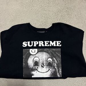 21ss Supreme HYSTERIC GLAMOUR Crewneck スウェット パーカー　GIRL ヒステリックグラマー　ガール　L 黒　ブラック