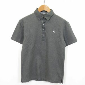 BURBERRY BLACK LABEL ワンポイント ポロシャツ size2/バーバリー 　0802