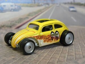 即決☆☆ルース MOONEYES カスタム　ビートル フォルクスワーゲン ムーンアイズ メタルベース リアルライダー ホットウィール Hot Wheels　