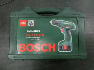 ♪♪【6D23⑥e】BOSCH(ボッシュ)　バッテリードライバードリル　PSR1440/B型　電動工具　14.4V♪♪