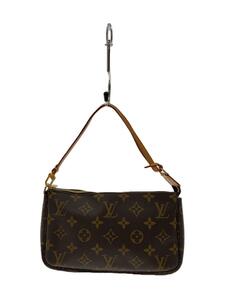 LOUIS VUITTON◆1)ポシェット・アクセソワール_モノグラム・キャンバス_BRW/PVC/BRW