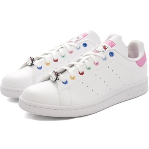 アディダス 23㎝ ハローキティ スタンスミス J ホワイト ピンク STAN SMITH オリジナルス キティちゃん コラボ US4.5