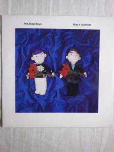 『Pet Shop Boys/Was It Worth It?(1991)』(紙ジャケ,CDR 6306,輸入盤,4track,Miserablism,7",12",Dub)