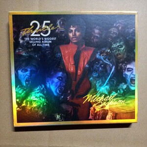 cd dvd ２枚組　michel jackson マイケル・ジャクソン　25周年　記念 thriller スリラー