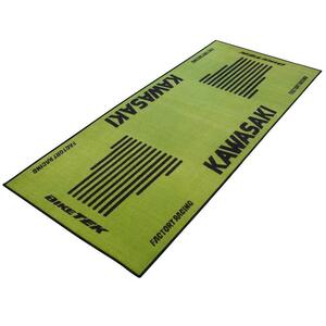 【新品】Kawasaki - カワサキ　ガレージマット　Grage Mat バイク　１８０cm × ９０cm ②