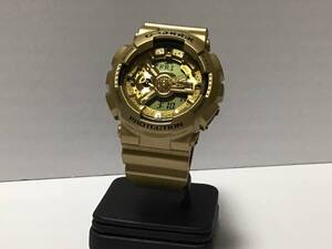 未使用● 純正●カシオ CASIO G－SHOCK GA-110GD　クレイジーゴールド　電池交換済み　