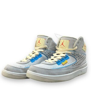 26cm NIKE × UNION AIR JORDAN 2 RETRO SP GREY FOG スニーカー グレー DN3802-001 ナイキ ユニオン エアジョーダン2 グレー フォグ