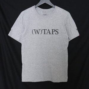 WTAPS BRACKET / TEE. SS サイズ1 グレー ダブルタップス ブラケットTシャツ 半袖カットソー