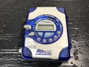 021203 Panasonic パナソニック ステレオラジオカセットプレーヤー SHOCKWAVE ショックウェーブ RQ-SW20 ホルダー付