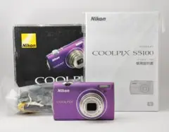 ニコン Nikon COOLPIX S5100 パープル 元箱付 L1767