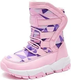スノーブーツ ピンク 子供用 15センチ スノーシューズ 防寒靴 冬用ブーツ
