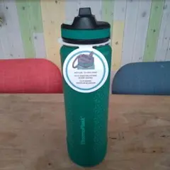 ThermoFlask 水筒 緑 幾何学模様 コストコ タケヤ 710ml