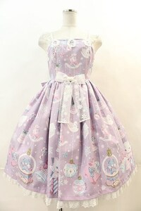 Angelic Pretty / Fancy Ornamentジャンパースカート ラベンダー I-24-04-19-054-AP-OP-HD-ZI