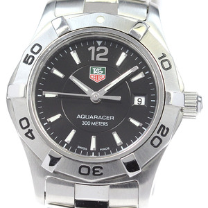 タグホイヤー TAG HEUER WAF1410 アクアレーサー デイト クォーツ レディース 良品 保証書付き_826202